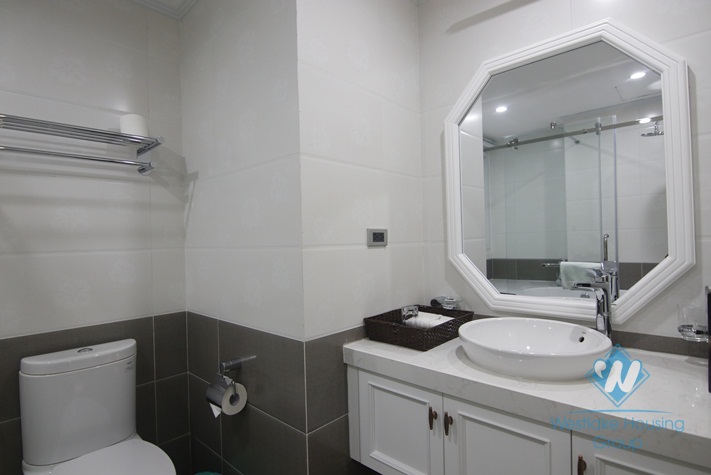 High floor luxury two bedrooms apartment for rent in city center, Hoan Kiem district, Ha Noi
